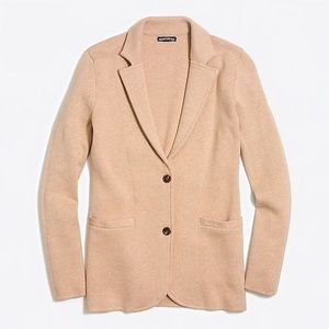 🧥 J.Crew Heather Khaki Camel Sweater Blazer 🧥